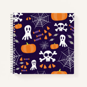 Fun Halloween Pattern Notebook