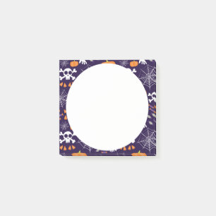 Fun Halloween Pattern Post-it Notes