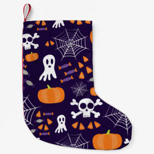 Fun Halloween Pattern Small Christmas Stocking