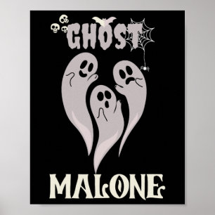 Fun Halloween Spooky Season Fall Season Cute Ghost Poster