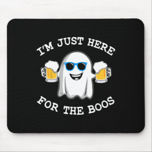 Fun Halloween Tee I'm just here for the boos costu Mouse Mat