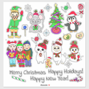 Fun Hand drawn Christmas Festive