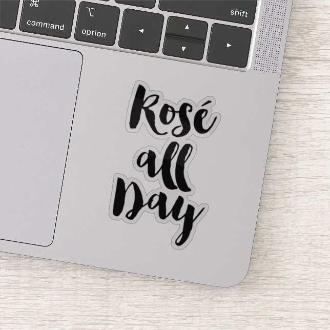 Fun Hand Lettered Script "Rose All Day" (Detail)