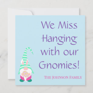 Fun Happy Easter Gnome Personalised Spring Colours