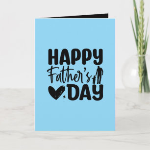 Fun Happy Father's Day customisable  Card