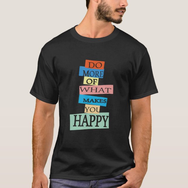 Fun Happy Graphic T-Shirt (Front)