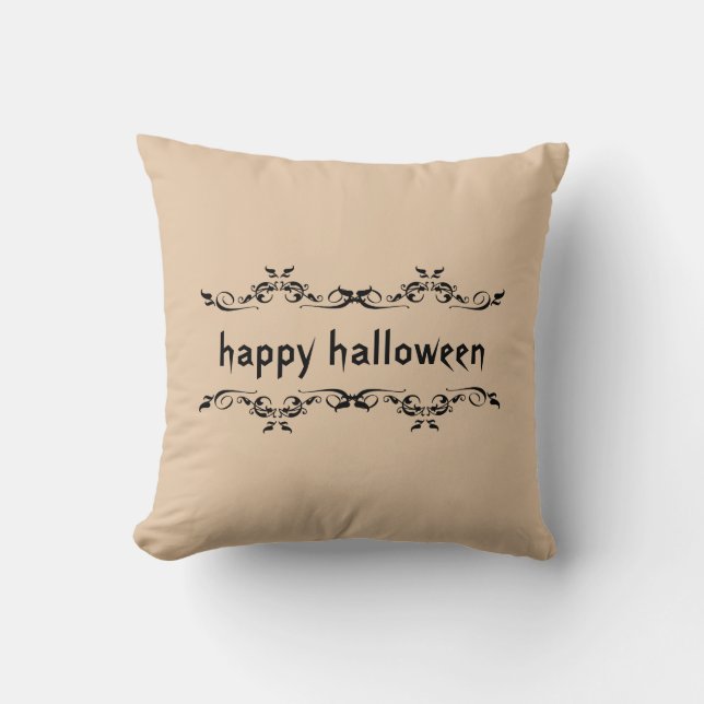 Fun Happy Halloween Cushion (Front)