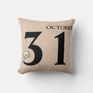 Fun Happy Halloween October 31st Cushion