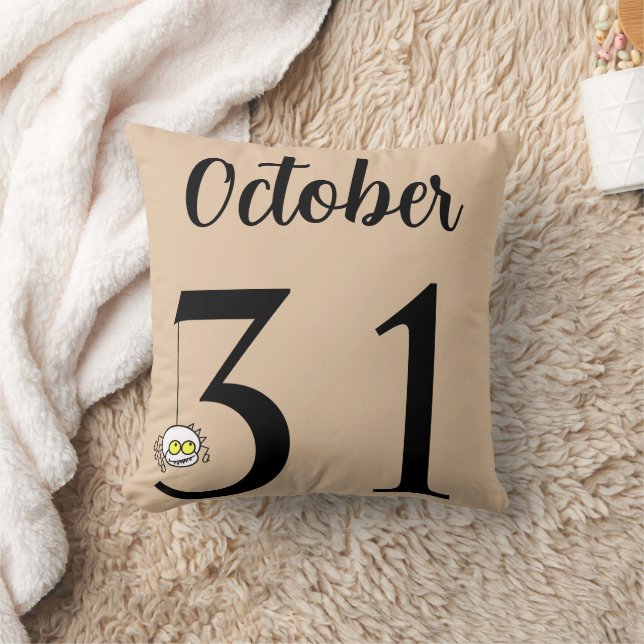 Fun Happy Halloween October 31st Cushion (Blanket)