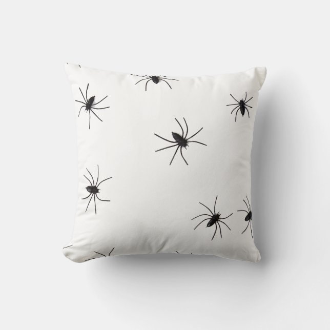 Fun Happy Halloween Spider Cushion (Front)