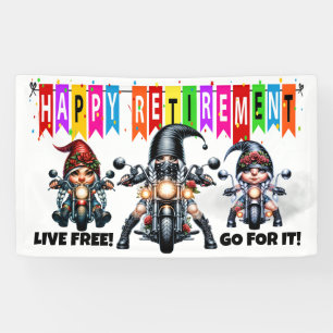 FUN HAPPY RETIREMENT  BANNER