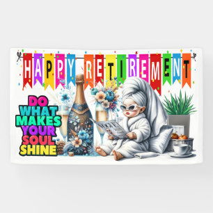 FUN HAPPY RETIREMENT  BANNER