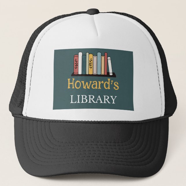 FUN! Hat - Library -  Personalised - Add Name (Front)