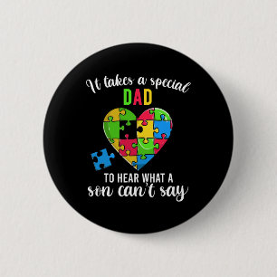 Fun Heart Puzzle  6 Cm Round Badge