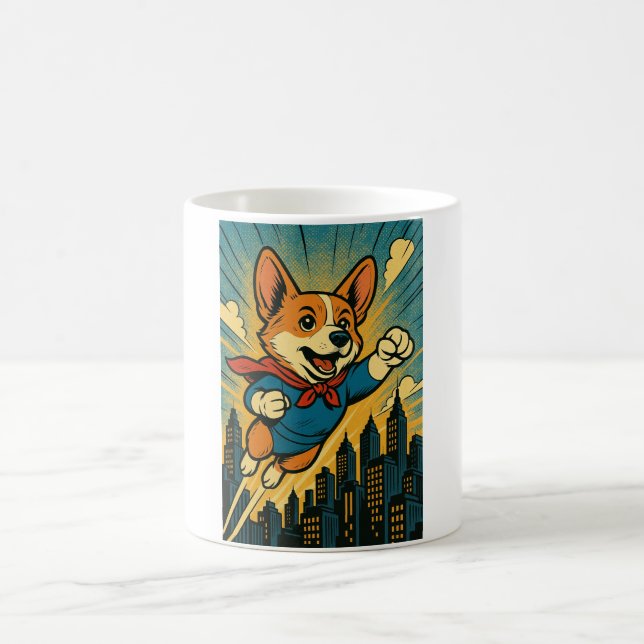 Fun Hero Dog Coffee Mug (Center)