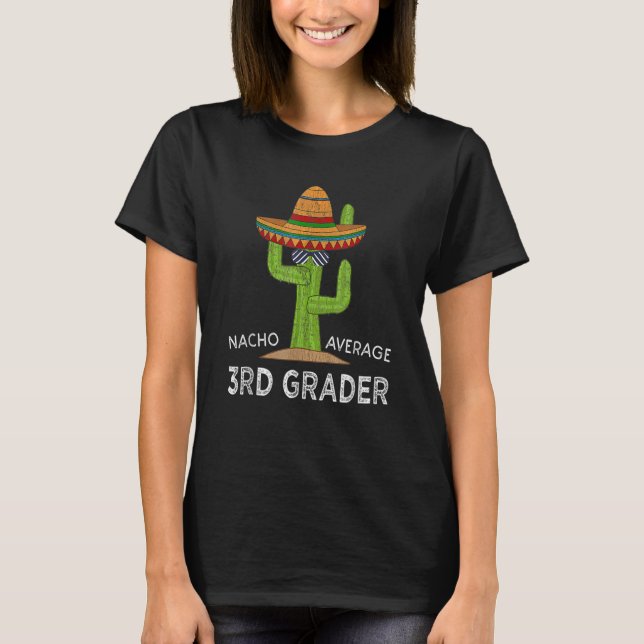 Fun Hilarious 3rd Grader Meme  Back To School Grad T-Shirt (Front)