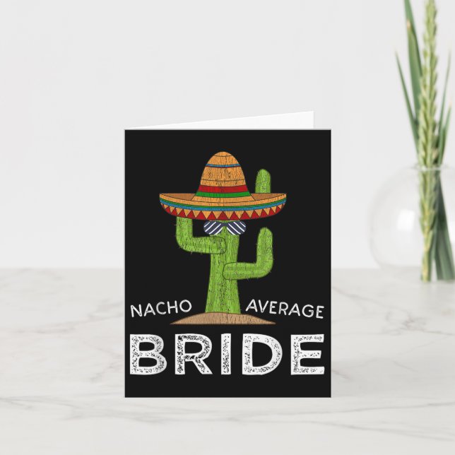 Fun Hilarious Bride Humour _ Funny Saying Bride  Card (Front)