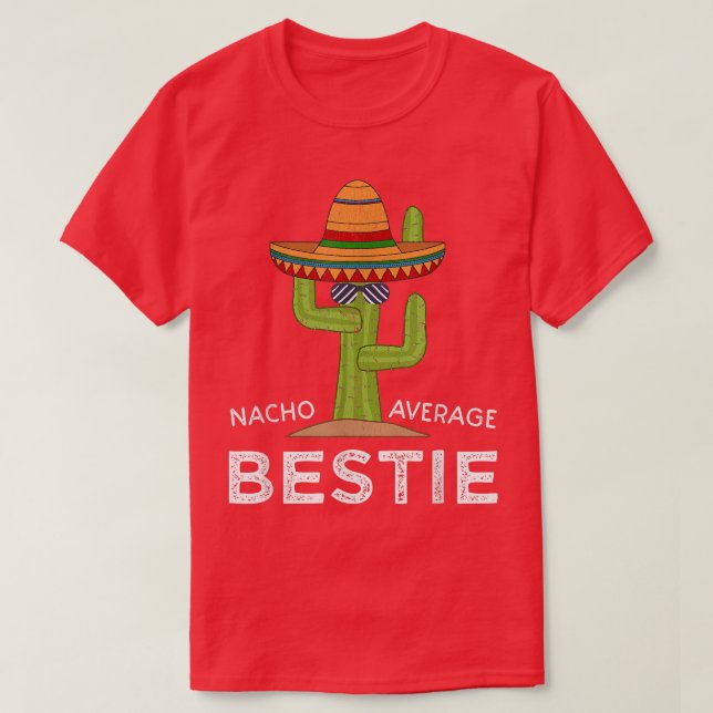 Fun Hilarious Cute Friendship BFFFunny Best Friend T-Shirt (Design Front)