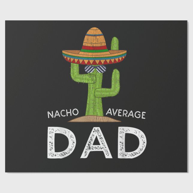 Fun Hilarious Dad Joke _ Funny Saying Dad Wrapping Paper (Flat)