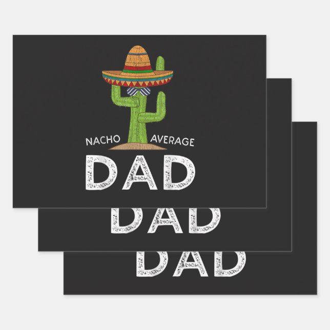 Fun Hilarious Dad Joke _ Funny Saying Dad Wrapping Paper Sheet (Set)