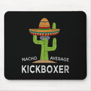 Fun Hilarious Kickboxer Meme Funny Kickboxing Mouse Mat