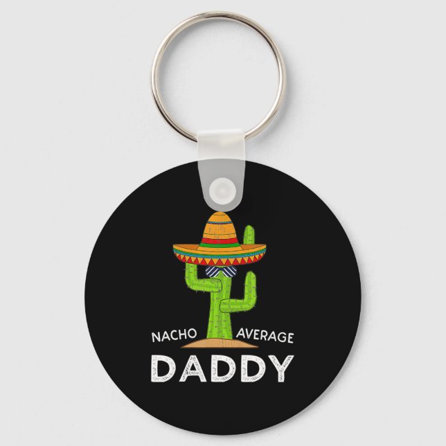 Fun Hilarious New Dad Humor Funny Meme  Key Ring (Front)