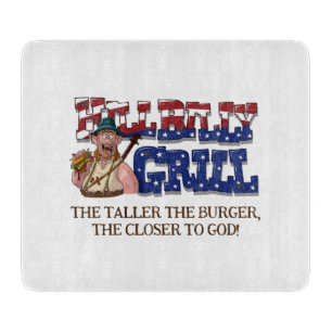 Fun HillBilly Grill Denmark Cutting Board! Cutting Board
