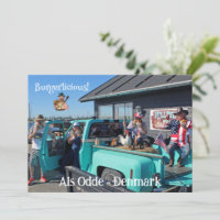 Fun HillBilly Grill Denmark Greeting Card!