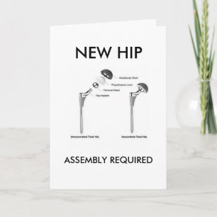 Fun Hip Surgery - Assembly Required Card