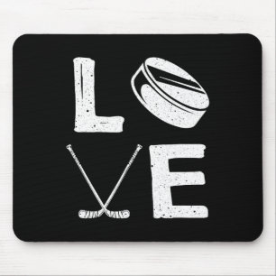 Fun Hockey Design For Kids Men Women Ice Hockey Pl Mouse Mat