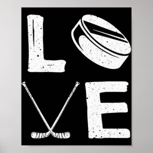 Fun Hockey Design For Kids Men Women Ice Hockey Pl Poster