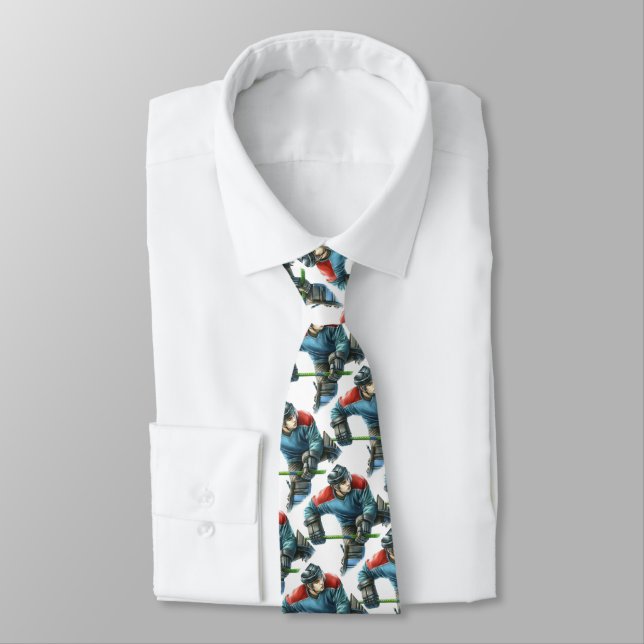 Fun Hockey Game Player  Tie (Tied)