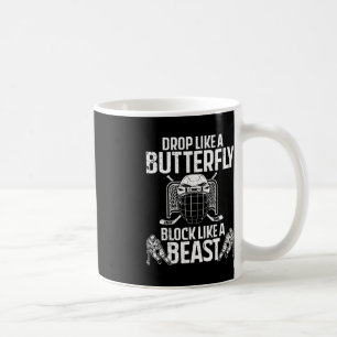 Fun Hockey Goalie Art For Men Women Ice Hockey Lov Coffee Mug