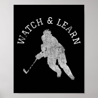 Fun Hockey Player Expertise Bragging  Poster