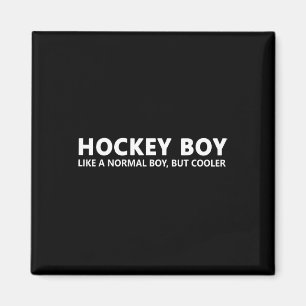 Fun Hockey Son Ice Hockey Boy Magnet