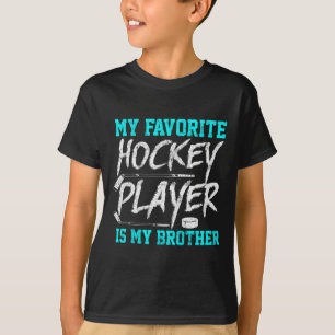 Fun Hockey Tee  Brother  Novelty Gift Sibling