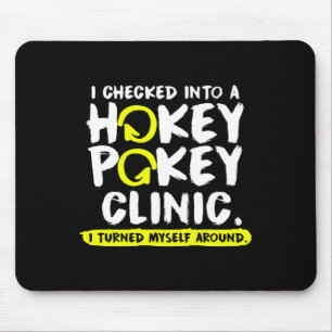 Fun Hokey Pokey Clinic Hockey Pokey Gift   Mouse Mat