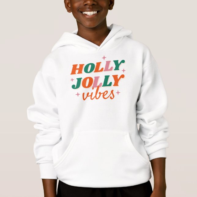 Fun Holly Jolly Vibes Christmas Design (Front)