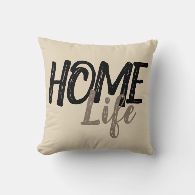 fun HOME LIFE | Throw Pillow (Front)
