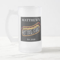 Fun Hot Dog Stand Drinkware Soda Tumblers Glasses