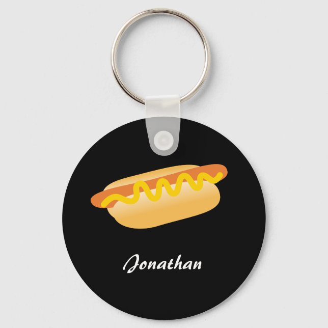Fun Hotdog Key Ring (Front)