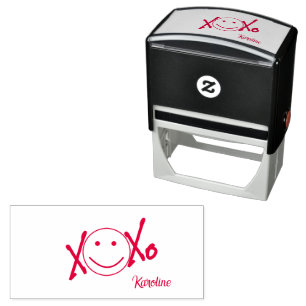 Fun Hugs Kissess XOXO Self-inking Stamp