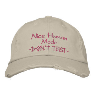 Fun Humorous  Embroidered Hat