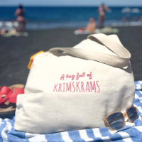 Fun humour quote pink life jumbo tote bag