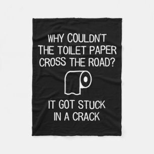 Fun Humour Sayings One Liners Quotes Toilet Paper Fleece Blanket