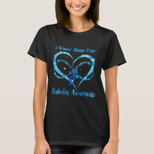 Fun I Blue Wear Diabetes Awareness Mother's Day Ch T-Shirt