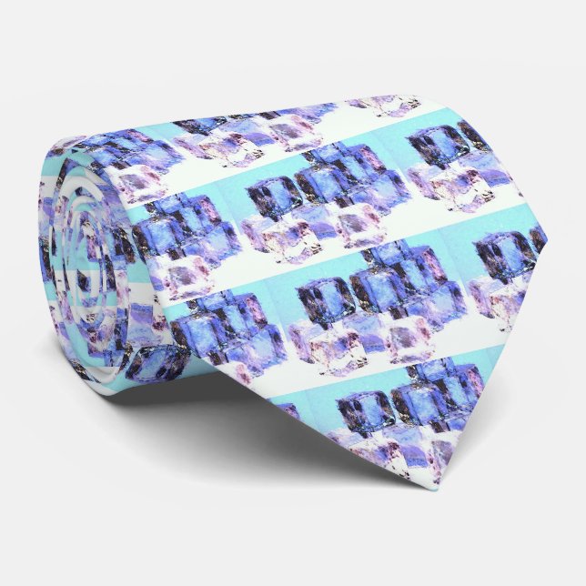 Fun Ice Cubes Print Necktie (Rolled)