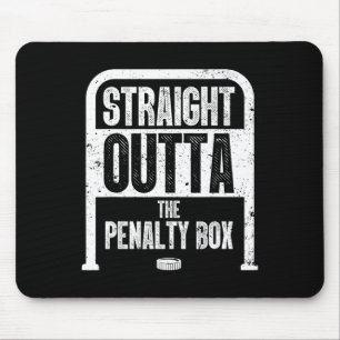 Fun Ice Hockey Art For Men Women Ice Hockey Lover Mouse Mat
