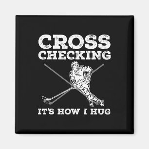 Fun Ice Hockey Art For Men Women Kids Ice Hockey L Magnet