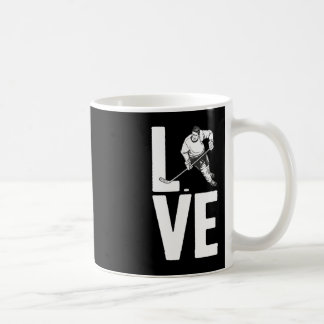 Fun Ice Hockey Art For Men Women Sport Ice Hockey  Coffee Mug